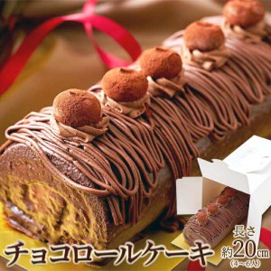 冷凍 しっとり 濃厚な チョコ ロール ケーキ 20cm 高級クーベルチュールチョコレートを使用 販売元より直送 SM00010773