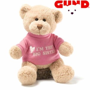 GUND ガンド ぬいぐるみ ビッグ シスター Tシャツ テディーベア テディベア くま くまの ベアー Teddy Bear ピンク 人気 ブランド ギフト