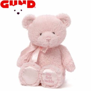 GUND ガンド ぬいぐるみ マイ 1st テディーベア テディベア くま くまの ベアー Teddy Bear ピンク S リボン 人気 ブランド ギフト 贈り