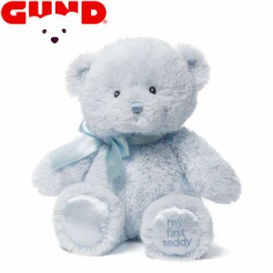 GUND ガンド ぬいぐるみ マイ 1st テディーベア テディベア くま くまの ベアー Teddy Bear ブルー S リボン 人気 ブランド ギフト 贈り