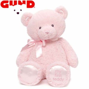 GUND ガンド ぬいぐるみ マイ 1st テディーベア テディベア くま くまの ベアー Teddy Bear ピンク L リボン 人気 ブランド ギフト 贈り