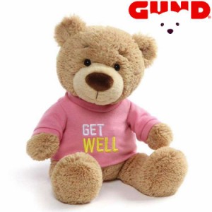 GUND ガンド ぬいぐるみ ゲットウェル Tシャツ テディーベア テディベア くま くまの ベアー Teddy Bear ピンク 人気 ブランド ギフト 贈