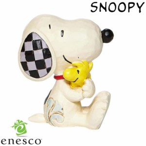 enesco(エネスコ)【JIM SHORE】スヌーピー＆ウッドストック ハグ ミニ SNOOPY フィギュア コレクション 人気 ブランド ギフト クリスマス