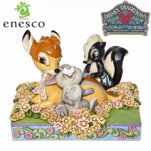 enesco(エネスコ)【Disney Traditions】バンビ＆とんすけ&フラワー ディズニー フィギュア コレクション 人気 ブランド ギフト クリスマ