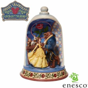 enesco(エネスコ)【Disney Traditions】美女と野獣 ローズドーム 30周年アニバーサリーモデル ディズニー フィギュア コレクション ギフ