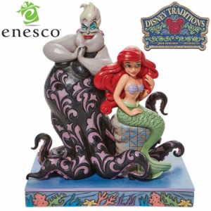 enesco(エネスコ)【Disney Traditions】アリエル＆ウルスラ ディズニー フィギュア コレクション 人気 ブランド ギフト クリスマス 贈り