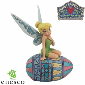 enesco(エネスコ)【Disney Traditions】ティンカー・ベル オン イースターエッグ ディズニー フィギュア コレクション 人気 ブランド ギ