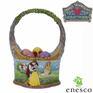 enesco(エネスコ)【Disney Traditions】 白雪姫 85周年アニバーサリー バスケット＆エッグ ディズニー フィギュア コレクション ギフト 