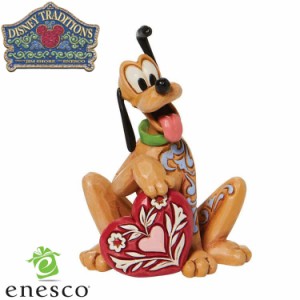 enesco(エネスコ)【Disney Traditions】プルート ホールディングハート ディズニー フィギュア コレクション 人気 ブランド ギフト クリ