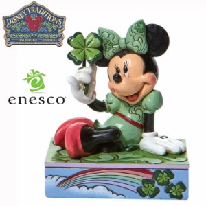 enesco(エネスコ)【Disney Traditions】ミニー シャムロック ディズニー フィギュア コレクション 人気 ブランド ギフト クリスマス 贈り