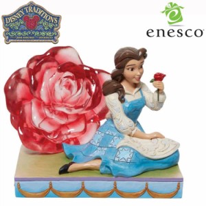 enesco(エネスコ)【Disney Traditions】美女と野獣 ベル クリア ローズ ディズニー フィギュア コレクション 人気 ブランド ギフト クリ