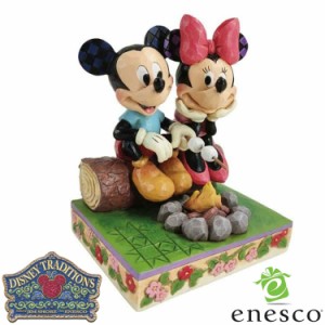enesco(エネスコ)【Disney Traditions】ミッキー＆ミニー キャンプファイヤー ディズニー フィギュア コレクション 人気 ブランド ギフト
