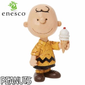 enesco(エネスコ)【JIM SHORE】チャーリーブラウン アイスクリーム ミニ PEANUTS フィギュア コレクション 人気 ブランド ギフト クリス