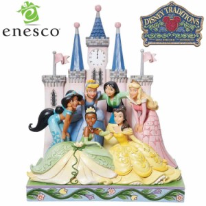 enesco(エネスコ)【Disney Traditions】 プリンセス ビューティフル アンド ブレイブ ティアナ ベル シンデレラ ムーラン ジャスミン オ