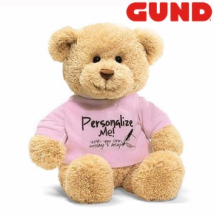 GUND ガンド ぬいぐるみ Tシャツベア ピンク 人気 ブランド ギフト クリスマス 贈り物 プレゼントに最適 6050923