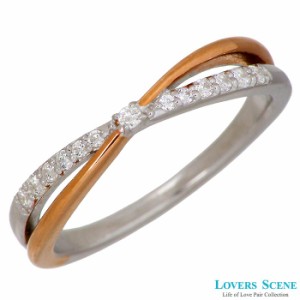 ラバーズシーン LOVERS SCENE シルバー リング 指輪 ダイヤモンド キュービック レディース 7〜15号 LSR-0126DCZPKRM 送料無料 刻印可能
