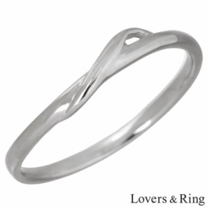 ラバーズリング Lovers & Ring K10 ホワイトゴールド リング 指輪 メンズ 11〜23号 LSR-0665WG 送料無料 刻印可能