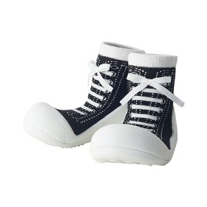 【赤ちゃんへのクリスマスプレゼント】Baby feet スニーカーズ ブラック 12.5cm【送料無料】