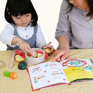 【女の子の誕生日プレゼント】えほんトイっしょ チーズくんのおいしいスープ 知育絵本 知育玩具 幼児のプレゼント 木のおもちゃ