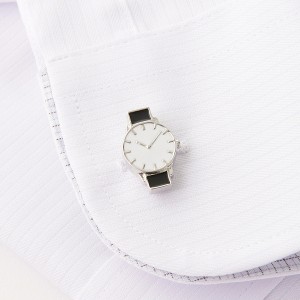 【彼氏へのクリスマスプレゼント】【夫へ贈るバレンタイン】カフスボタン 腕時計 Cuff Links【送料無料】