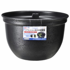 GEX メダカ元気 メダカのための飼育鉢 黒320 （メダカ用育成用品）