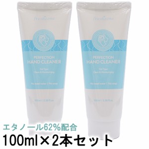 フレッシュゾーン アルコールハンドジェルパーフェクションハンドクリーナー 100ml×2本