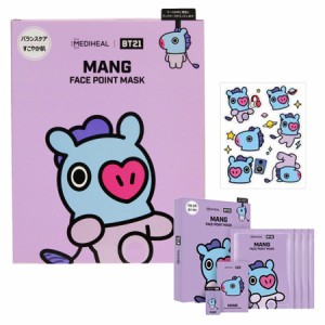 【正規輸入品】メディヒール メディヒールBT21フェイスポイントマスクMANG （シートマスク） 20ml×4枚入