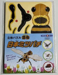 立体パズル昆虫 日本ミツバチ [その他]