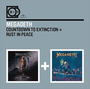 輸入盤 MEGADETH / 2 FOR 1 ： COWNTDOWN TO EXTINCTION ／ RUST IN PEACE [2CD]