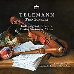 輸入盤 ERIK BOSGRAAF / TELEMANN ： TRIO SONATAS [CD]