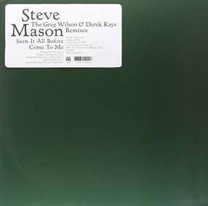 輸入盤 STEVE MASON / GREG WILSON AND DEREK KAYE REMIX [12inch]