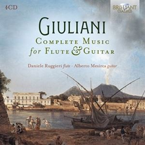 輸入盤 DANIELE RUGGIERI ／ ALBERTO MESIRCA / GIULIANI ： COMPLETE MUSIC FOR FLUTE ＆ GUITAR [4CD]