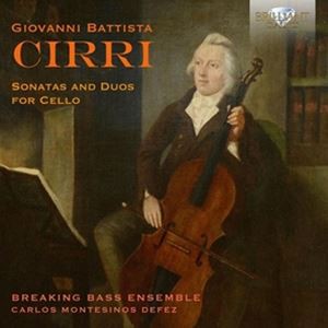 輸入盤 CARLOS MONTESINOS DEFEZ / CIRRI ： SONATAS ＆ DUOS FOR CELLO [CD]