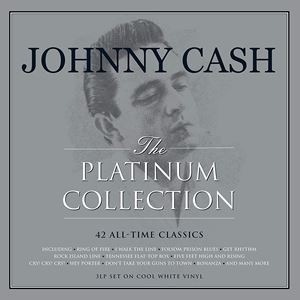 輸入盤 JOHNNY CASH / PLATINUM COLLECTION （WHITE VINYL） [3LP]