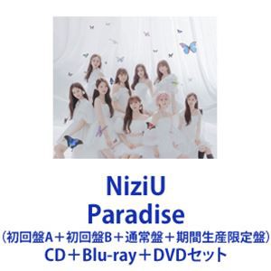 NiziU / Paradise（初回盤A＋初回盤B＋通常盤＋期間生産限定盤） [CD＋Blu-ray＋DVDセット]