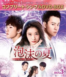 泡沫の夏〜トライアングル・ラブ〜 BOX3＜コンプリート・シンプルDVD‐BOX5，000円シリーズ＞【期間限定生産】 [DVD]