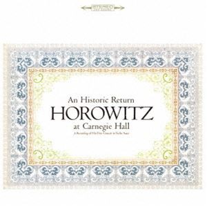 ウラディミール・ホロヴィッツ（p） / 1965年カーネギー・ホール ヒストリック・リターン（Blu-specCD2） [CD]