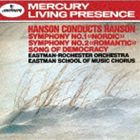 ハワード・ハンソン（cond） / ハンソン： 交響曲第1番≪ノルディック≫ 第2番≪ロマンティック≫ 民主主義の歌 [CD]