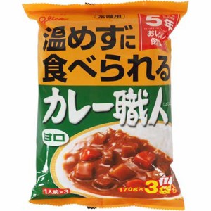 グリコ 新常備用カレー職人甘口１７０ｇ×３食   ×10