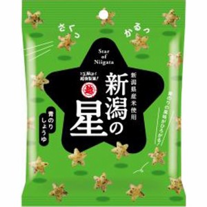 越後製菓 新潟の星 青のりしょうゆ４０ｇ ×10