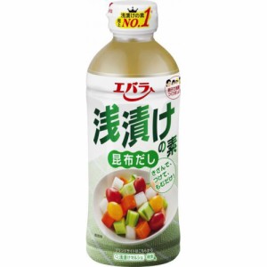 エバラ 浅漬けの素昆布だし ５００ｍｌ ×6