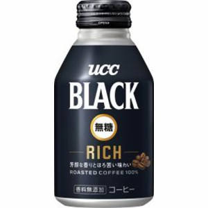 ＵＣＣ ブラック無糖ＲＩＣＨ Ｂ缶２７５ｇ  ×24