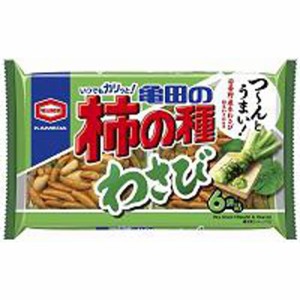 亀田製菓 柿の種わさび ６袋詰１６４ｇ   ×12