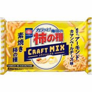 亀田製菓 柿の種クラフトＭＩＸ アーモンド４袋 ×12