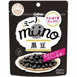 カルビー ｍｉｉｎｏ黒豆しお味３０ｇ   ×12