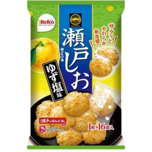 栗山米菓 瀬戸しお ゆず塩味１６枚  ×12