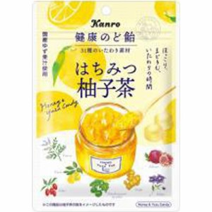 カンロ 健康のど飴 はちみつ柚子茶８０ｇ  ×6