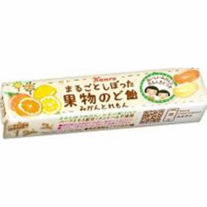 カンロ 果物のど飴 みかんとれもん１１粒  ×10