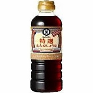 キッコーマン 特選丸大豆しょうゆ ５００ｍｌ  ×6