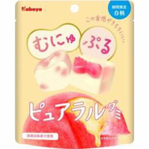 カバヤ ピュアラルグミ 白桃５８ｇ ×96